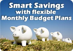 Smart Savings with flexible Montly Budget Plans from Gordon Halnon Oils 