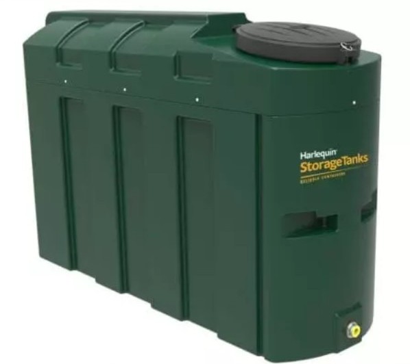 Bunded home heating oil tank harlequin